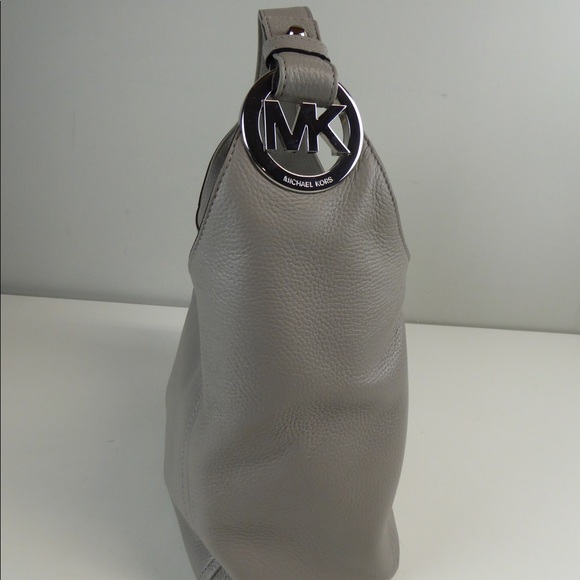 Michael Kors Lg. Leather Shoulder Fulton Hobo Bag - Picture 2 of 7